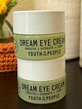 Youth To The People Dream Eye Cream Set of 2 Mini 5ml New
